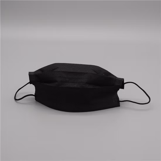 Disposable Surgical Dental Black 3ply Medical Face Mask TypeIIR BFE 99% Surgical Mask