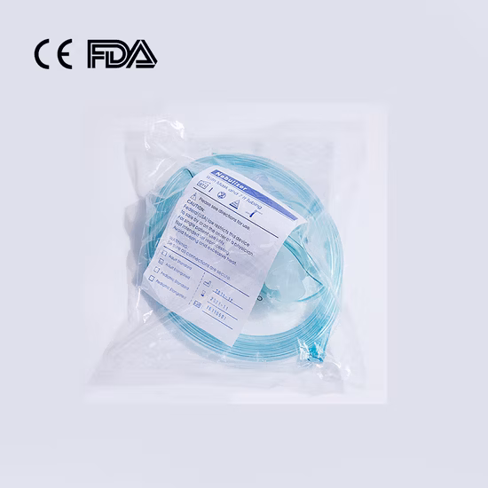 Usine jetable hôpital chirurgical médical PVC CE FDA ISO approuvé masque nébuliseur d'oxygène CPR