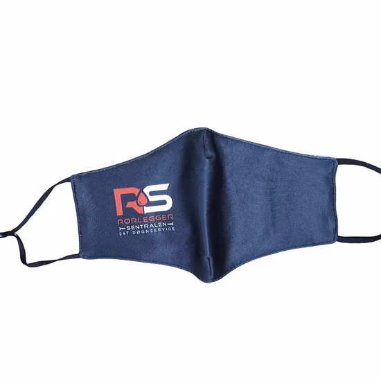 Promotional Wholesale Reusable Washable 2 Layer Cotton Knitting Face Mask