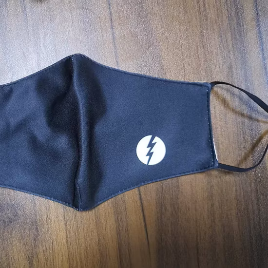 Promotional Wholesale Reusable Washable 2 Layer Cotton Knitting Face Mask