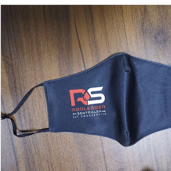 Masque facial à tricoter en coton lavable réutilisable en gros de 2 couches promotionnel